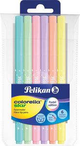 Pelikan Pisaki Colorella Star C302 6 kolorów pastelowe 1