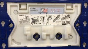 Przycisk spłukujący Geberit Przycisk uruchamiający Geberit Sigma20, przedni, biały-biały mat-biały [1/10] 5