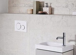 Przycisk spłukujący Geberit Przycisk uruchamiający Geberit Sigma20, przedni, biały-biały mat-biały [1/10] 8