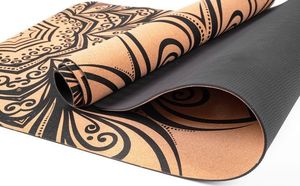 Bestif Mata treningowa BMK02 183 cm x 61 cm x 0.4 cm brązowa 4