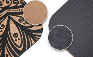 Bestif Mata treningowa BMK02 183 cm x 61 cm x 0.4 cm brązowa 6