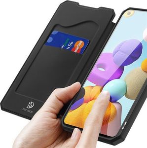 Dux Ducis DUX DUCIS Skin X kabura etui pokrowiec z klapką Samsung Galaxy A21S czarny uniwersalny 2