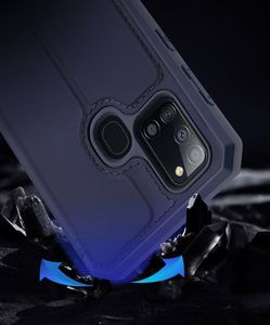 Dux Ducis DUX DUCIS Skin X kabura etui pokrowiec z klapką Samsung Galaxy A21S czarny uniwersalny 4