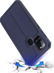 Dux Ducis DUX DUCIS Skin X kabura etui pokrowiec z klapką Samsung Galaxy A21S czarny uniwersalny 7