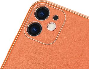Dux Ducis Dux Ducis Yolo eleganckie etui pokrowiec ze skóry ekologicznej iPhone 12 mini pomarańczowy uniwersalny 3