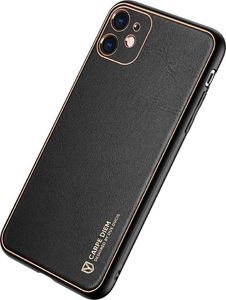 Dux Ducis Dux Ducis Yolo eleganckie etui pokrowiec ze skóry ekologicznej iPhone 12 mini czarny uniwersalny 2