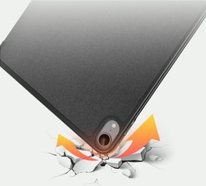 Etui na tablet Dux Ducis DUX DUCIS Domo składany pokrowiec etui na tablet z funkcją Smart Sleep podstawka iPad Air 2020 czarny (brak Smart Sleep) uniwersalny 9