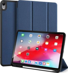 Etui na tablet Dux Ducis DUX DUCIS Domo składany pokrowiec etui na tablet z funkcją Smart Sleep podstawka iPad Air 2020 niebieski (brak Smart Sleep) uniwersalny 2