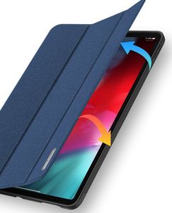 Etui na tablet Dux Ducis DUX DUCIS Domo składany pokrowiec etui na tablet z funkcją Smart Sleep podstawka iPad Air 2020 niebieski (brak Smart Sleep) uniwersalny 9