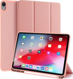 Etui na tablet Dux Ducis DUX DUCIS Domo składany pokrowiec etui na tablet podstawka iPad Air 2020 różowy (brak Smart Sleep) uniwersalny 2