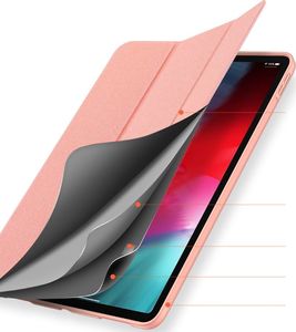 Etui na tablet Dux Ducis DUX DUCIS Domo składany pokrowiec etui na tablet podstawka iPad Air 2020 różowy (brak Smart Sleep) uniwersalny 8
