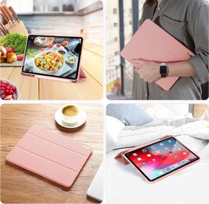Etui na tablet Dux Ducis DUX DUCIS Domo składany pokrowiec etui na tablet podstawka iPad Air 2020 różowy (brak Smart Sleep) uniwersalny 10