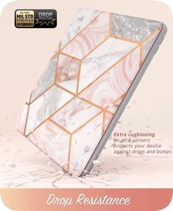 Etui na tablet Supcase Supcase Cosmo Pencil Ipad 10.2 2019 Marble uniwersalny 5