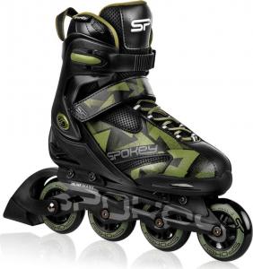 Rolki Spokey Makan rekreacyjne regulowane zielone r. 33-36 2