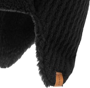 Nandy Czapka Męska Zimowa Ciepła Uszatka Czarna 2