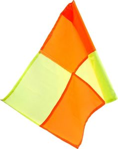 Meteor FLAGA SĘDZIOWSKA METEOR ZESTAW 2 SZT. 50 cm pomarańczowo-żółta 1