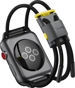Baseus BASEUS Pasek do Apple Watch 3/4/5/6/SE 38-40mm : Kolor - szary/żółty 2