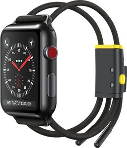 Baseus BASEUS Pasek do Apple Watch 3/4/5/6/SE 38-40mm : Kolor - szary/żółty 5
