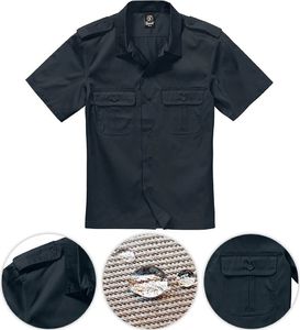Brandit Brandit Koszula z Krótkim Rękawem US Czarna XL 1