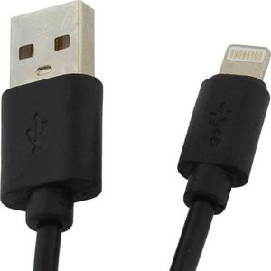 Kabel USB Apte USB-A - Lightning 0.9 m Czarny (4461-uniw) 1