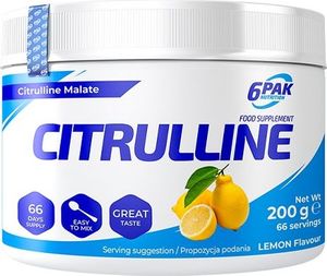 6PAK Nutrition 6PAK Citrulline 200g - Lemon 1