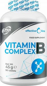 6PAK Nutrition 6PAK Vitamin B-Complex - 90tabl. 1