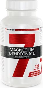 7NUTRITION 7Nutrition Magnesium L-Threonate - 120vcaps. L-treonian magnezu Magnez Pamięć Koncentracja Funkcje poznawcze 1