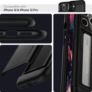 Spigen SPIGEN SLIM ARMOR CS ETUI NA IPHONE 12/12 PRO BLACK 13
