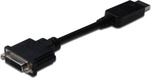 Adapter AV Digitus DisplayPort - DVI-I czarny (AK-340401-001-S) 1