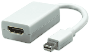 Adapter AV Manhattan DisplayPort Mini - HDMI biały (322461) 2
