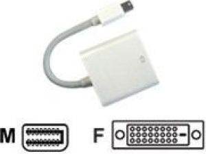 Adapter AV JJ Computer DisplayPort Mini - DVI-D biały (AVC 127-0,1M) 1