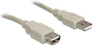 Kabel USB Delock USB-A - USB-A 2 m Biały (82240) 1