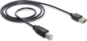 Kabel USB Delock USB-A - USB-B 2 m Czarny (83359) 1