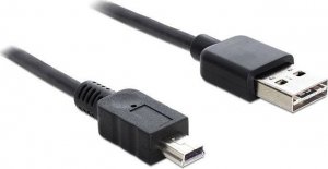 Kabel USB Delock USB-A - miniUSB 5 m Czarny (83365) 1