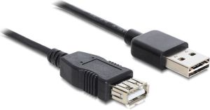 Kabel USB Delock USB-A - USB-A 2 m Czarny (83371) 2