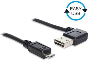 Kabel USB Delock USB-A - microUSB 1 m Czarny (83382) 1