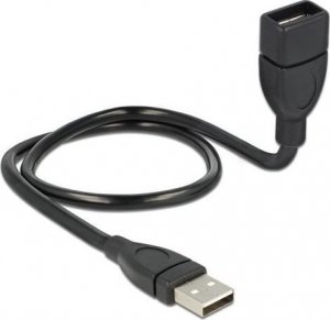 Kabel USB Delock USB-A - USB-A 0.5 m Czarny (83499) 1
