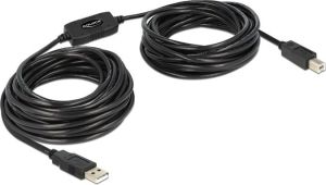Kabel USB Delock USB-A - USB-A 11 m Czarny (82915) 1