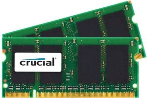 Pamięć do laptopa Crucial DDR2 SODIMM, 4GB (2x2GB), 667MHz, PC2-5300, 200pin do Mac (CT2C2G2S667MCEU) 1