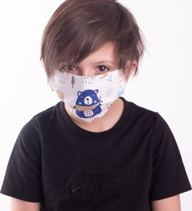 Safeshino Maseczka ochronna dla dziecka - z filtrem - wielorazowa - SAFESHINO Kids - Leśnie zwierzątka uniwersalny 1