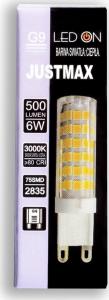 Auhilon Przezroczysta żarówka G9 LED ciepła 6W Auhilon WL-G9-6W01 1