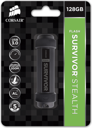Pendrive Corsair Survivor Stealth, 128 GB  (CMFSS3B-128GB) 7