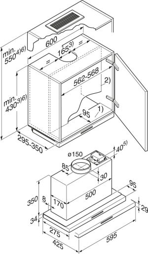 Okap Miele DA 3466 stal 3