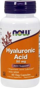 NOW Now - Hyaluronic acid - 60kaps uniwersalny 1