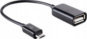 Adapter USB microUSB - USB Czarny 1