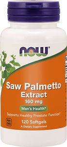 NOW Now - Saw Palmetto ekstrakt - 160 mg 120 kaps uniwersalny 1