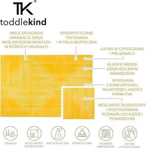 TODDLEKIND Mata do zabawy piankowa podłogowa Prettier Playmat Earth Mustard Flower 3