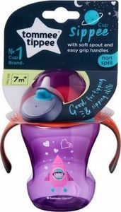 Tommee Tippee Kubek Niekapek z uchwytami 7m+Tommee Tippee uniwersalny 2