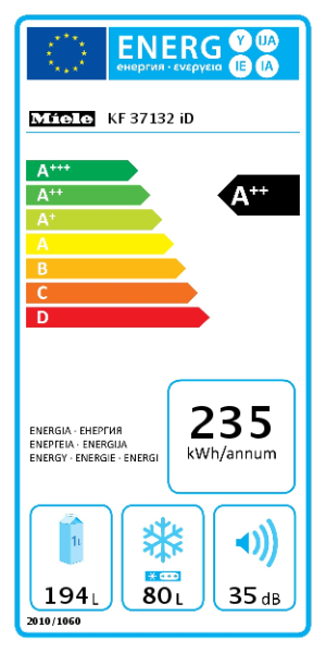 Lodówka Miele KF 37132 iD 2