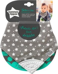 Tommee Tippee Śliniak bandana z gryzakiem 3m+ Tommee Tippee uniwersalny 2